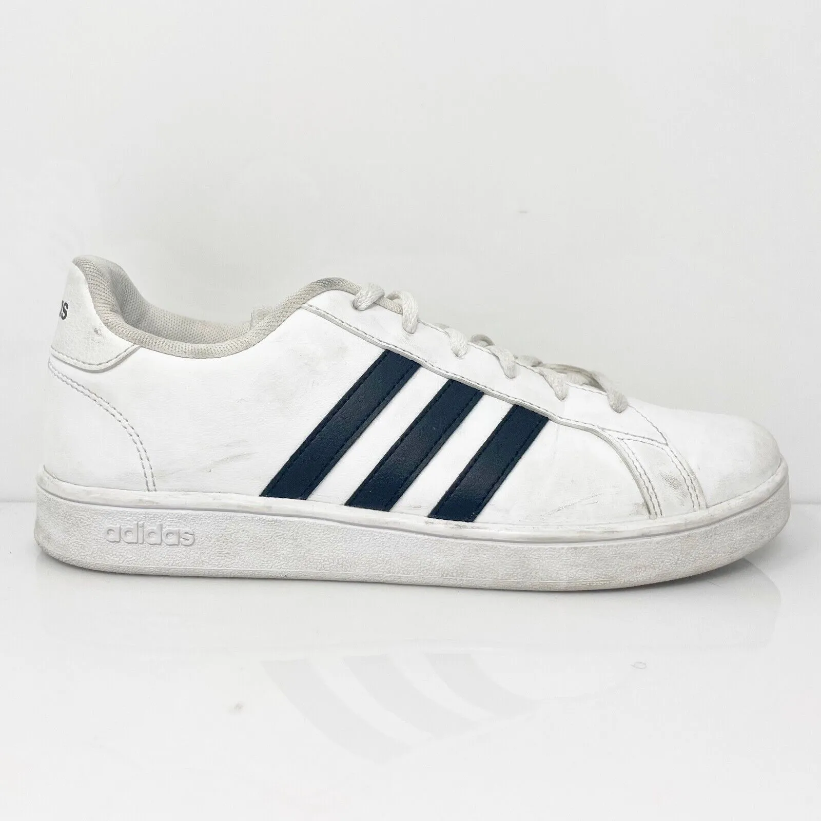 Adidas Boys Grand Court EF0103 White Casual Shoes Sneakers Size 7