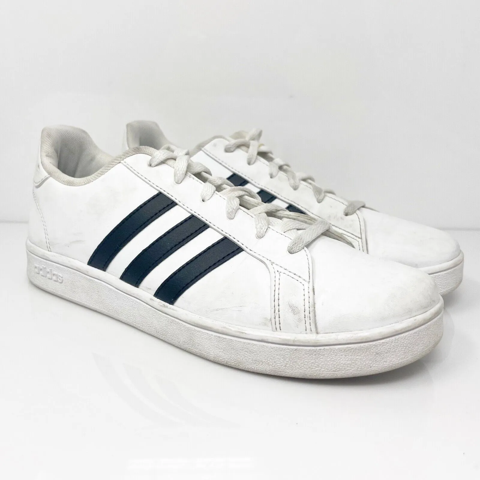 Adidas Boys Grand Court EF0103 White Casual Shoes Sneakers Size 7