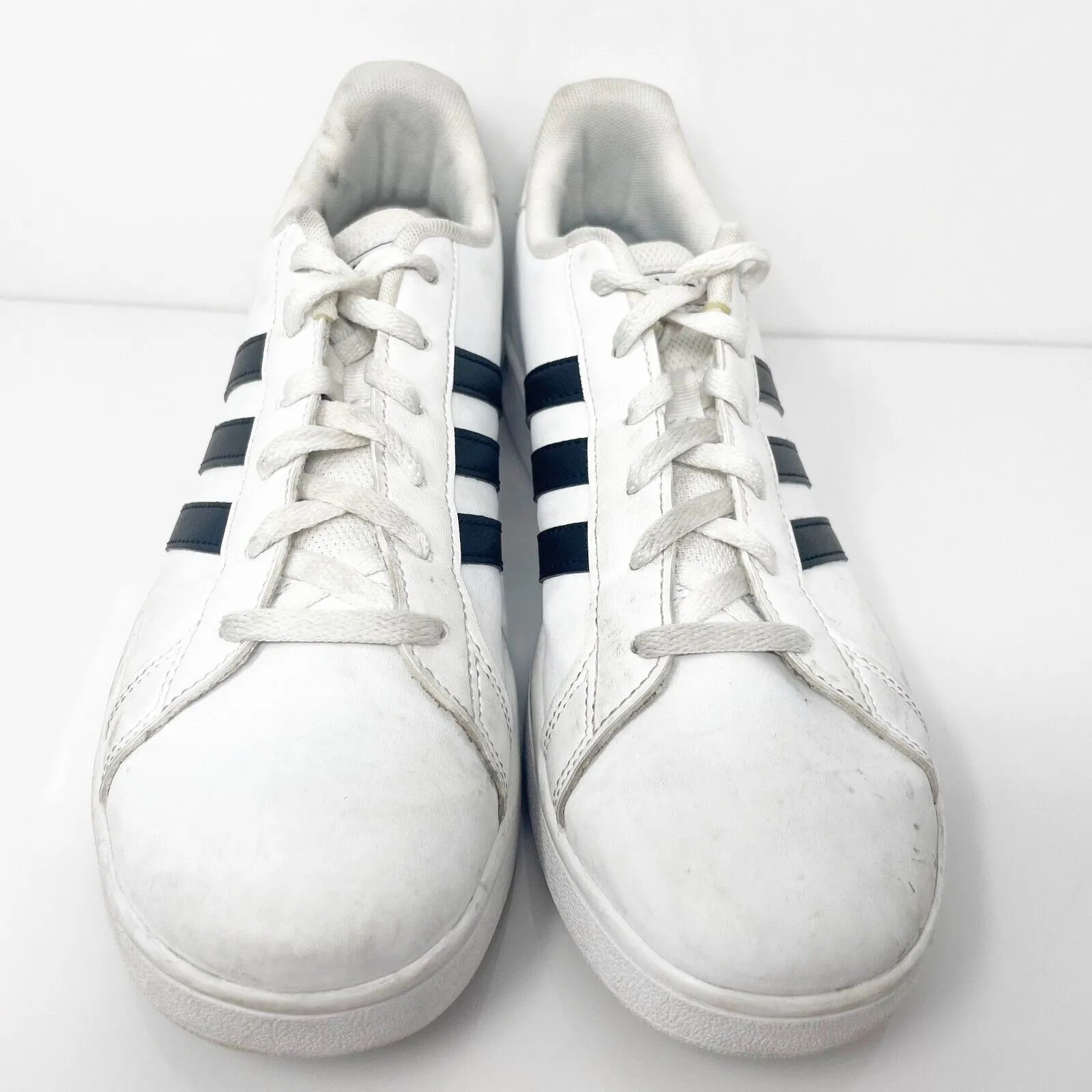 Adidas Boys Grand Court EF0103 White Casual Shoes Sneakers Size 7