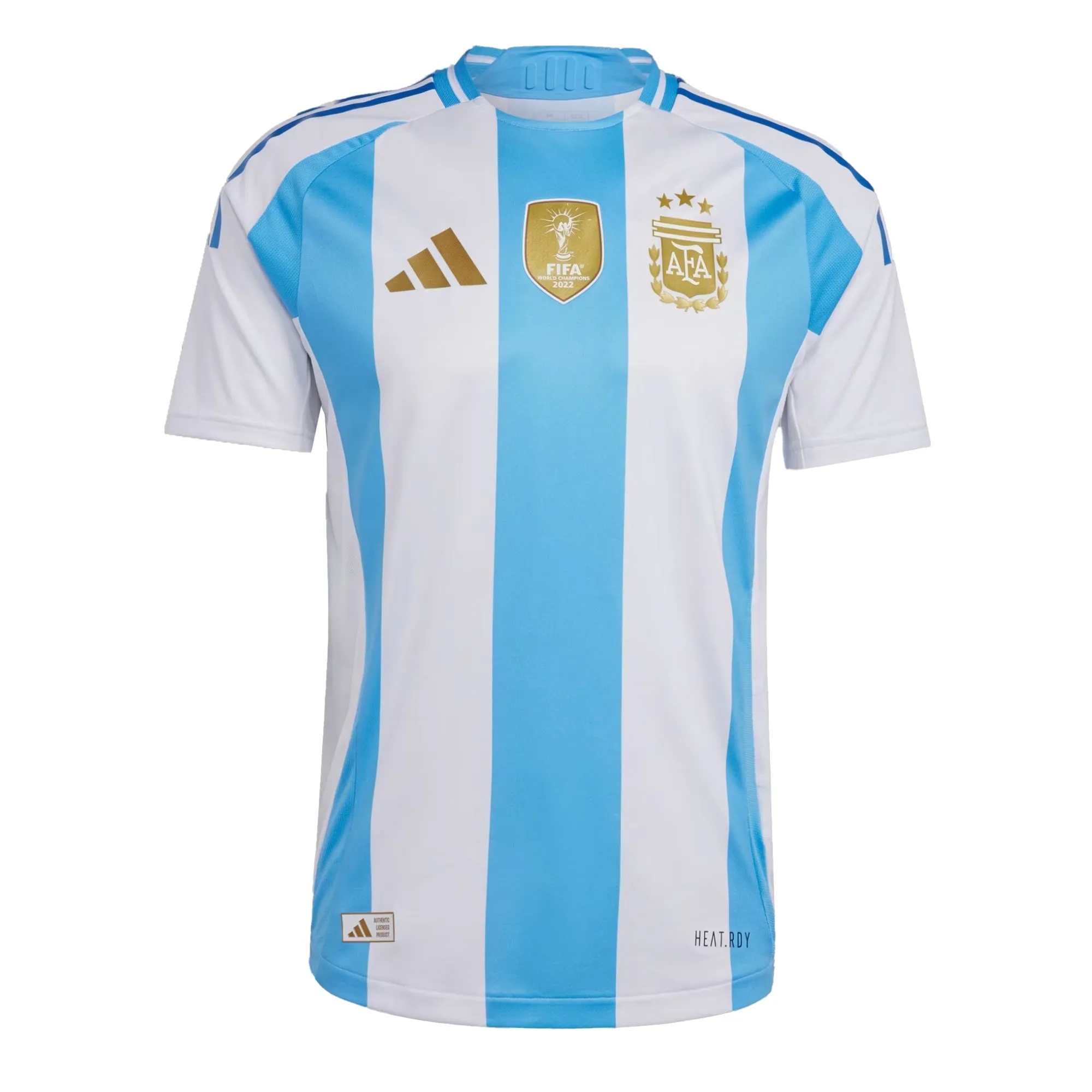 adidas Men's Argentina 2024/25 Authentic Home Jersey White/Blue Burst