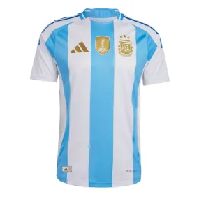 adidas Men's Argentina 2024/25 Authentic Home Jersey White/Blue Burst