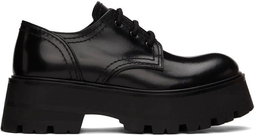 Alexander McQueen Black Rave Oxfords