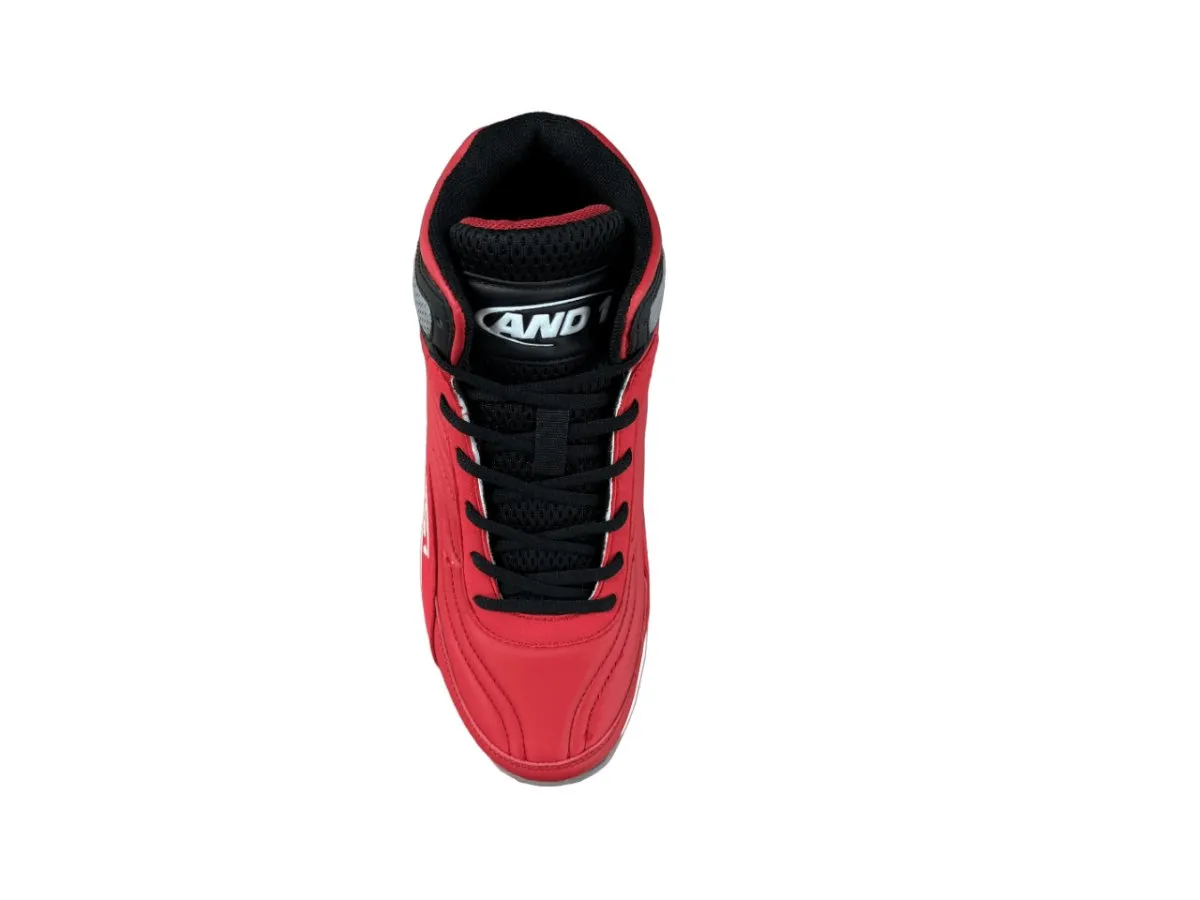 AND 1 RED BLACK BASKETBALL SHOES