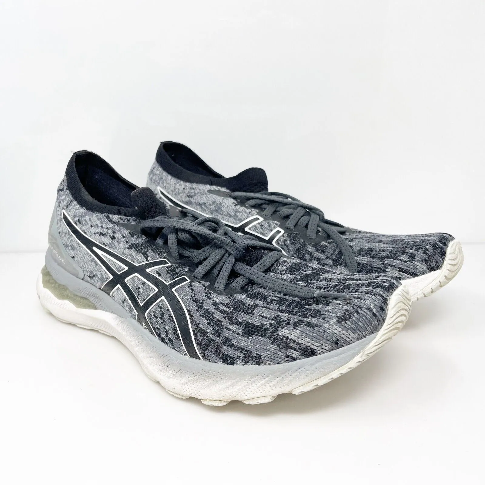 Asics Womens Gel Nimbus 23 1012A880 Gray Running Shoes Sneakers Size 9.5