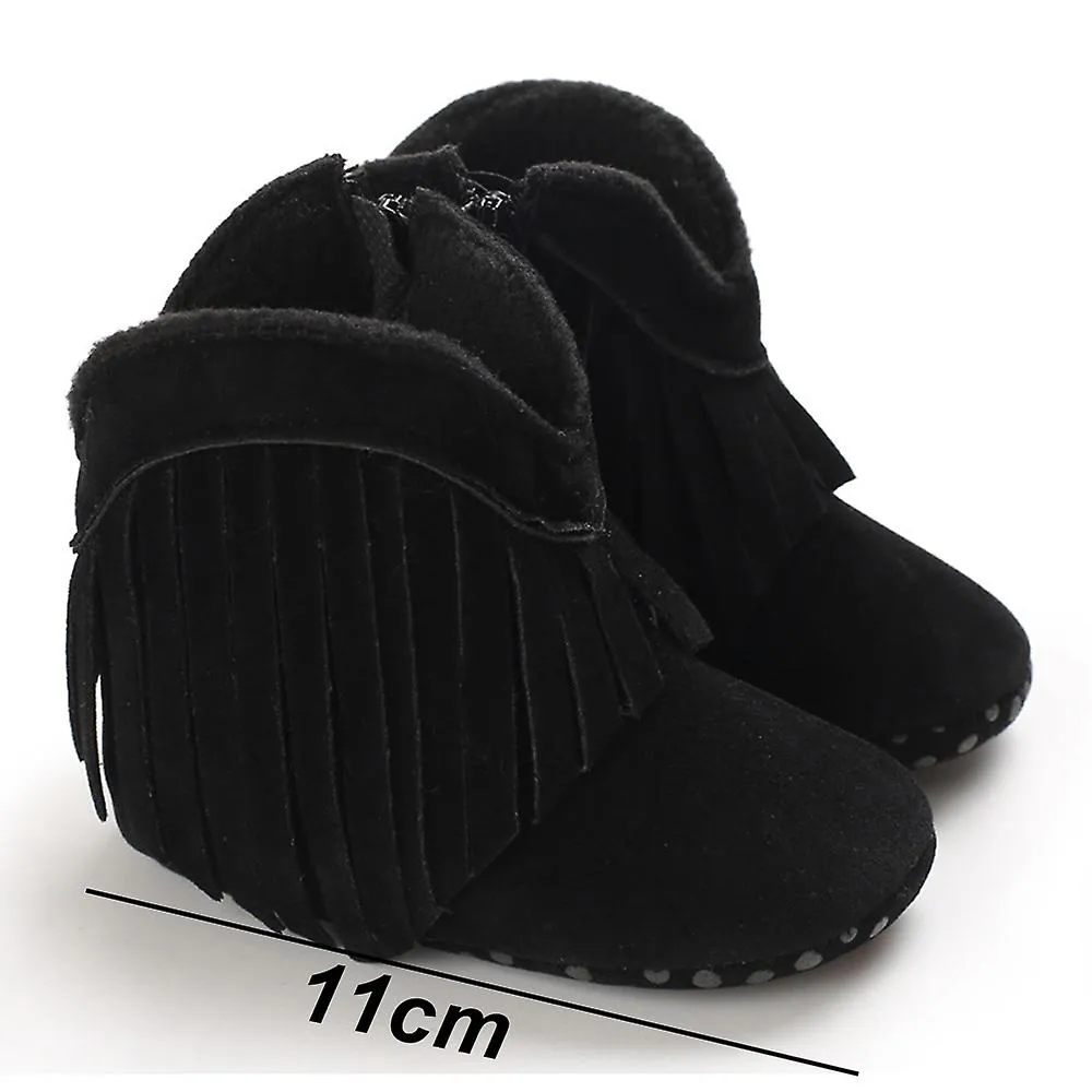 Baby Shoes Baby Tassel Warm Boots Winter Warm Cotton Shoes