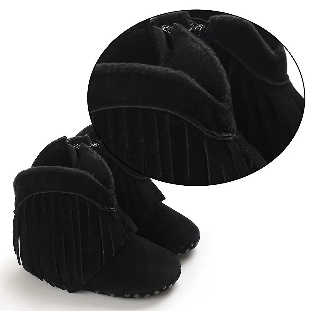 Baby Shoes Baby Tassel Warm Boots Winter Warm Cotton Shoes