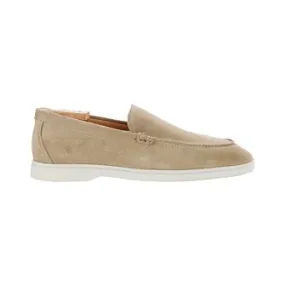 Beige Suede Men's loafers - MANASOTA II