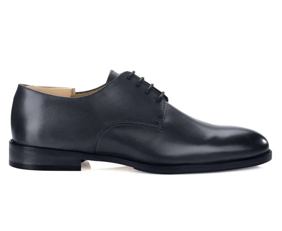 Black Derby Shoes - DOVER II