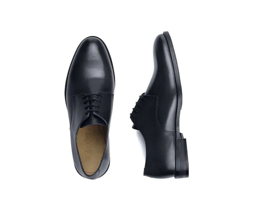 Black Derby Shoes - DOVER II