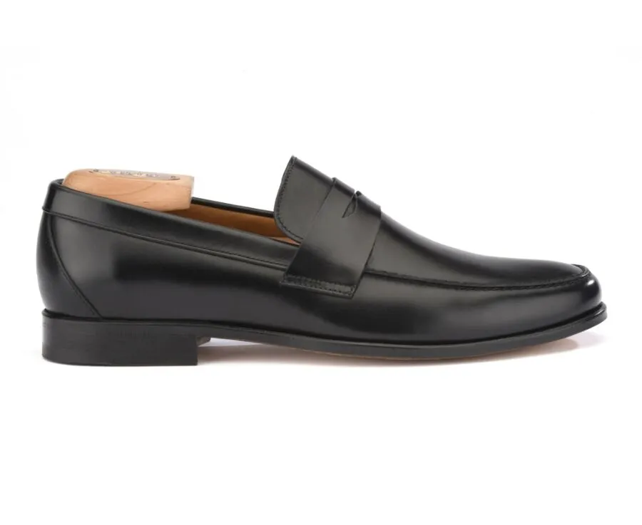 Black leather loafers - DAVIES II