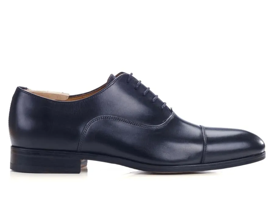 Black Oxford shoes - Leather outsole - RICKFORD