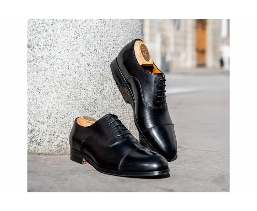 Black Oxford shoes - Leather outsole - RICKFORD