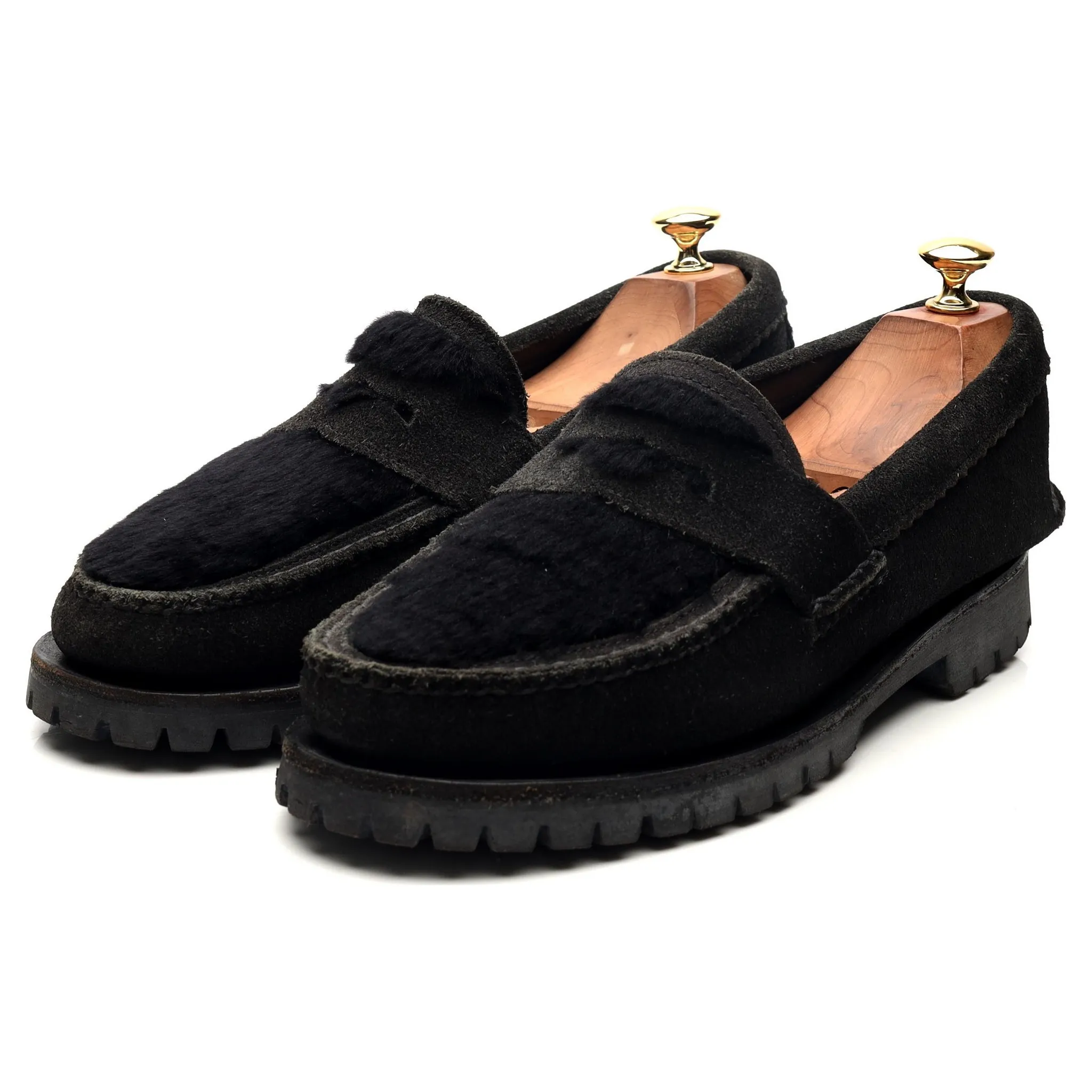 Black Suede Loafers UK 8 US 9