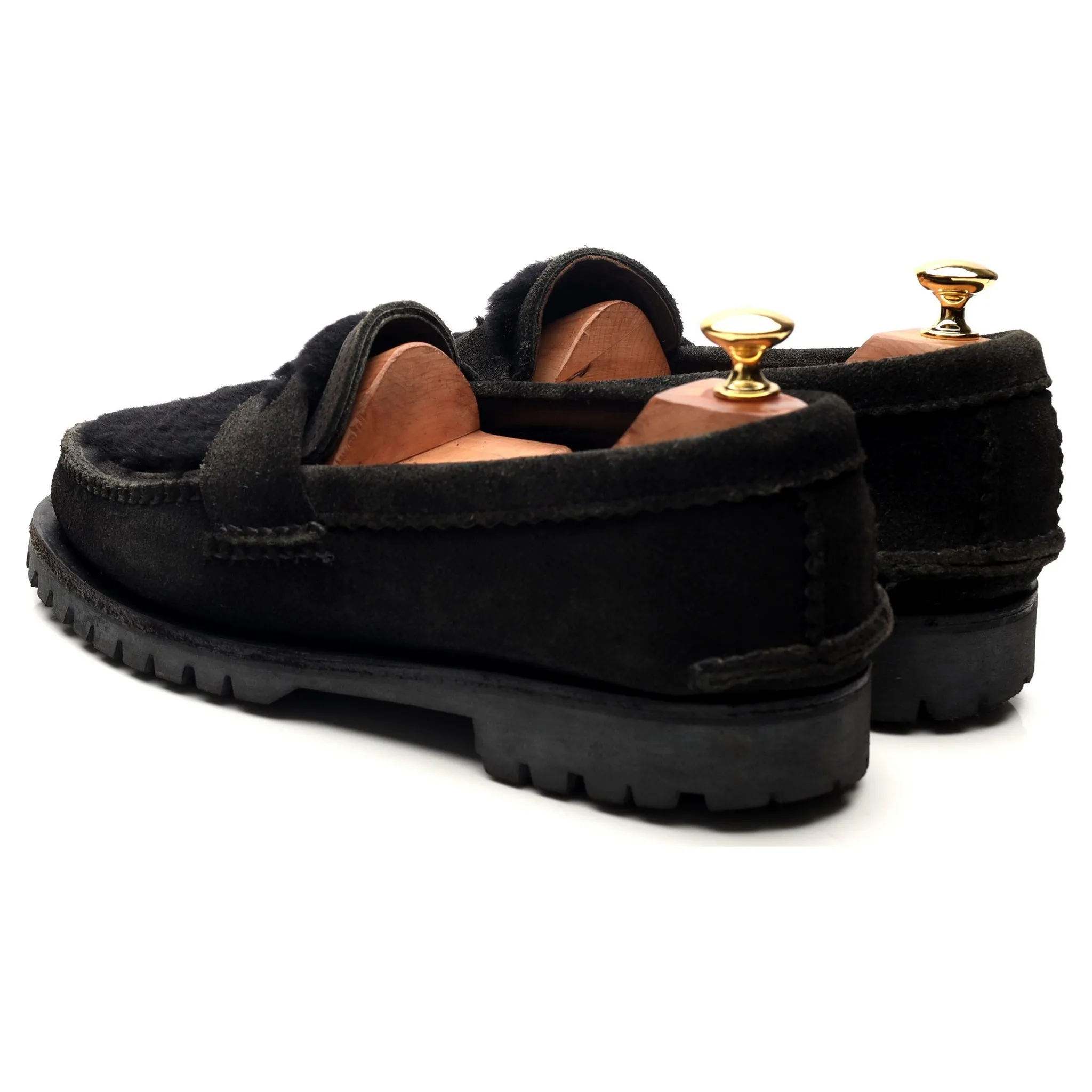 Black Suede Loafers UK 8 US 9