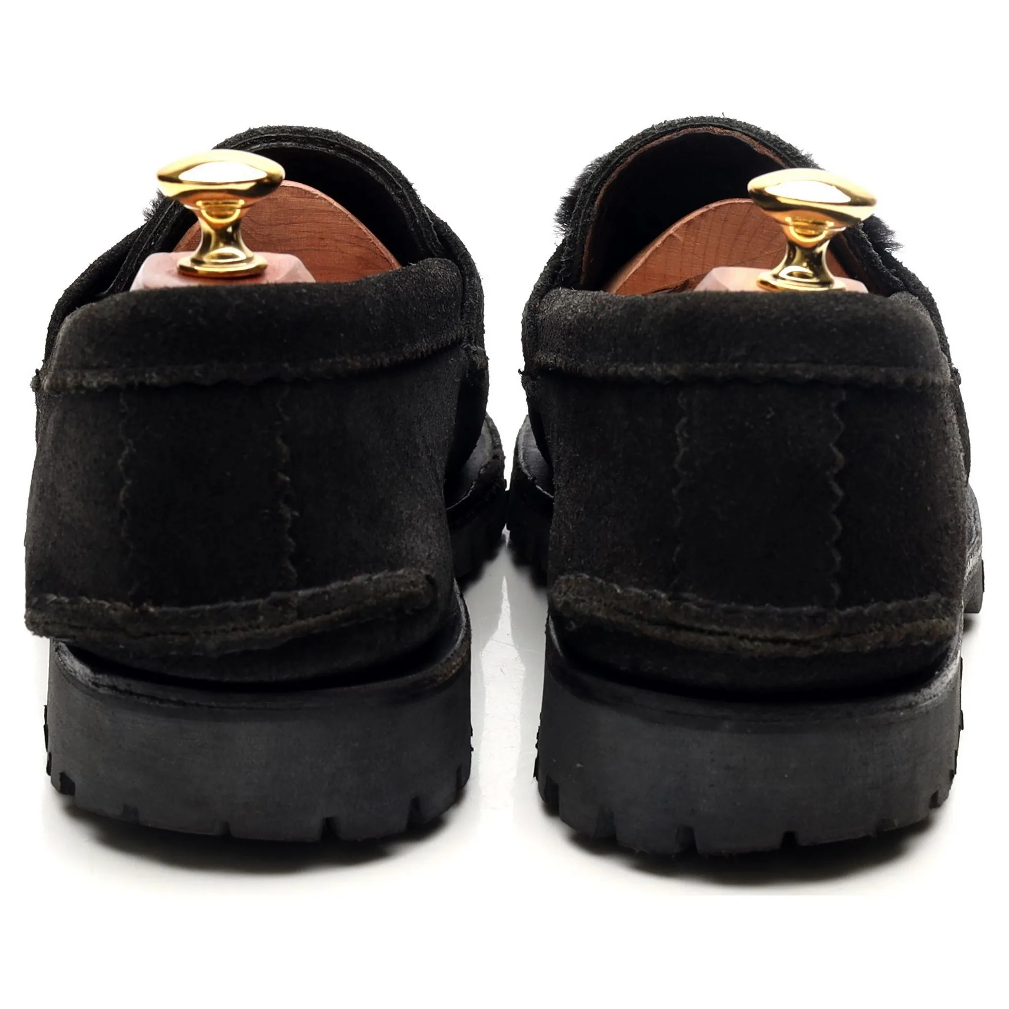 Black Suede Loafers UK 8 US 9