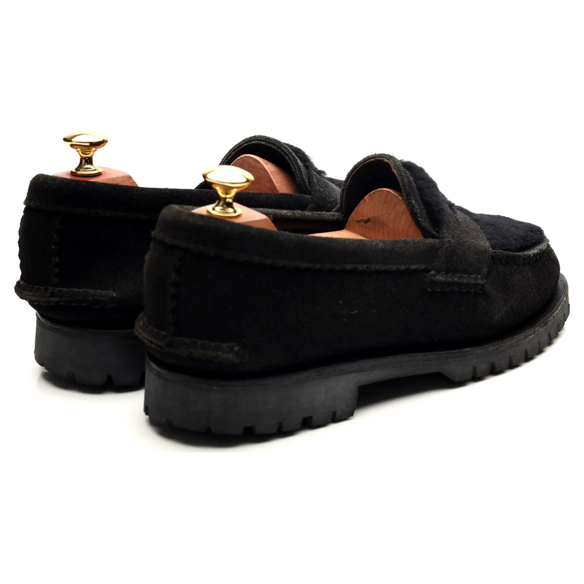 Black Suede Loafers UK 8 US 9