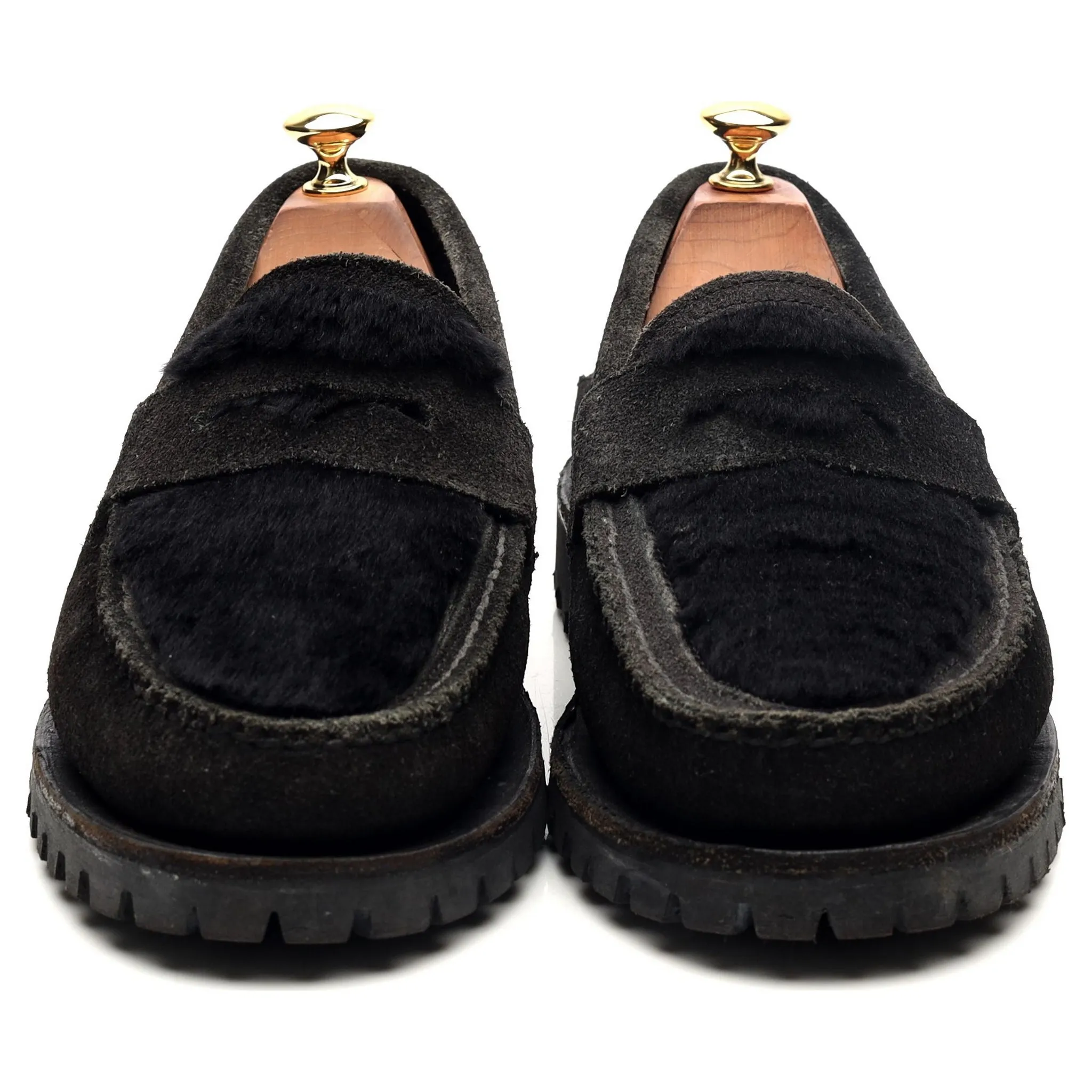 Black Suede Loafers UK 8 US 9