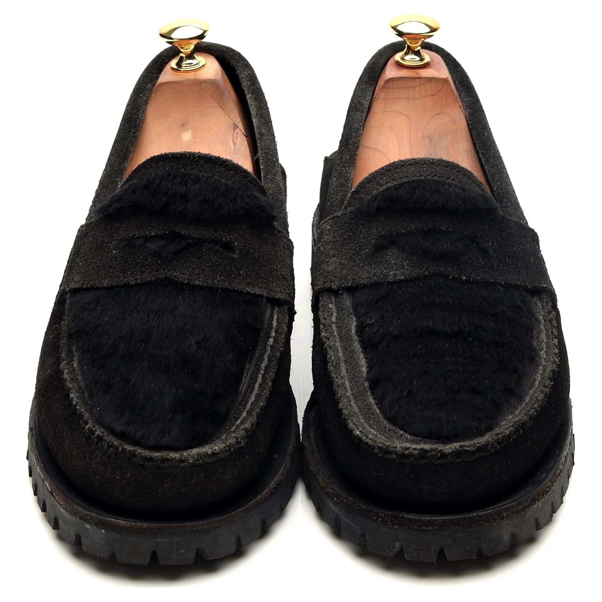 Black Suede Loafers UK 8 US 9