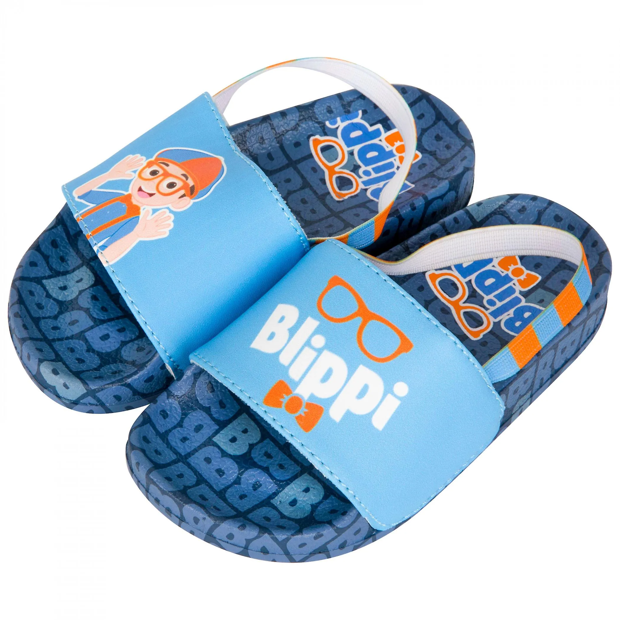 Blippi Stripes Toddler Boy's Slippers Slides Flip Flops