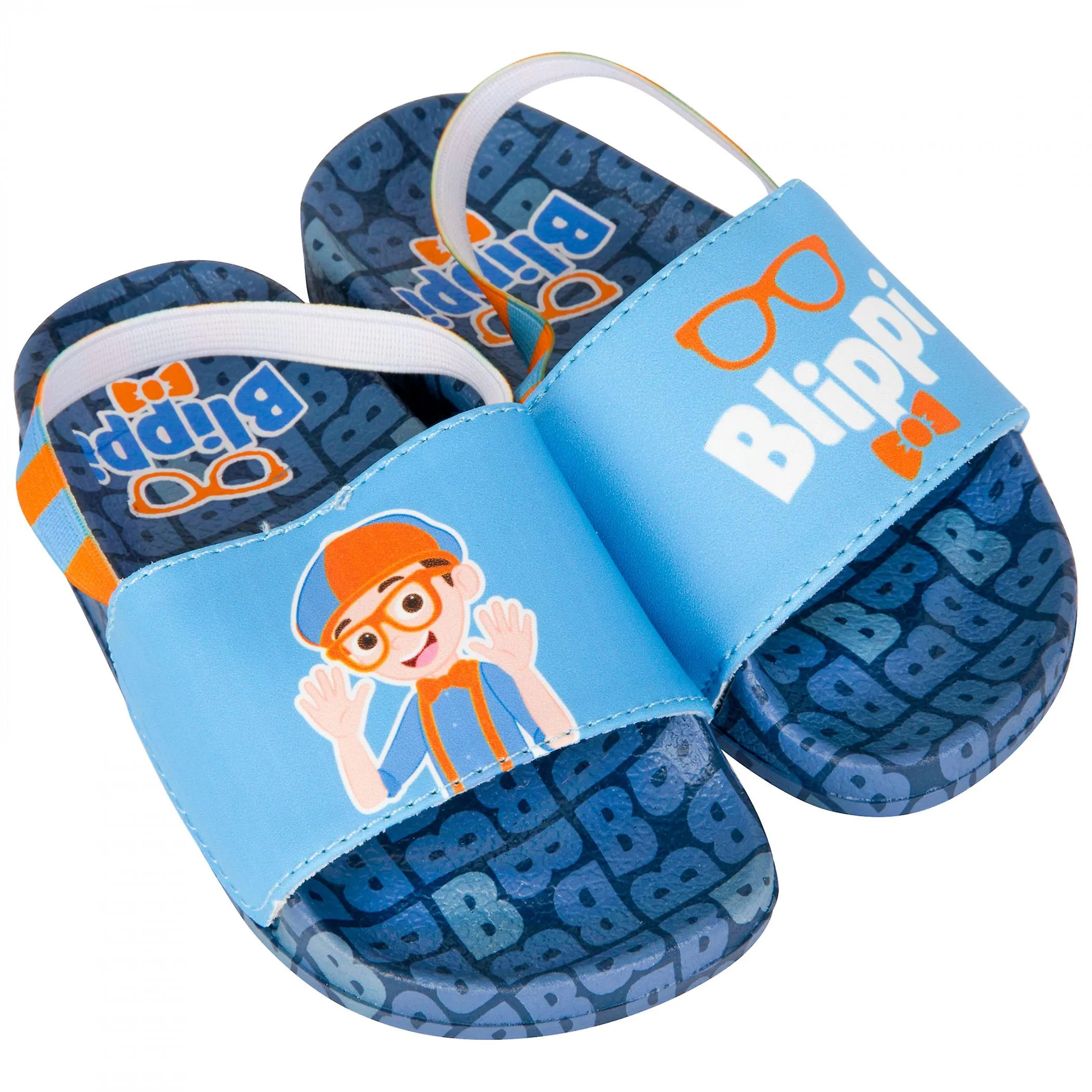 Blippi Stripes Toddler Boy's Slippers Slides Flip Flops