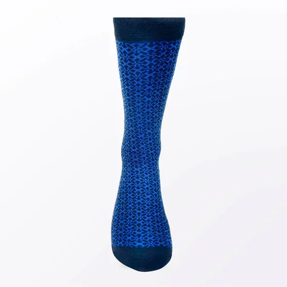 Blue-Black Combed Cotton Socks - NSAA: Get the Best!