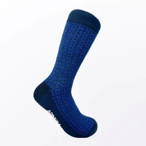 Blue-Black Combed Cotton Socks - NSAA: Get the Best!