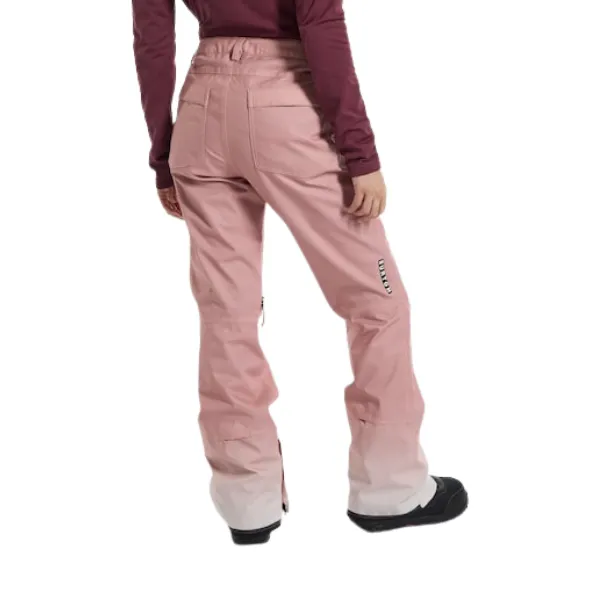 Blush Pink Ombre Women's Stretch Pants - Burton 2024 Vida 2L