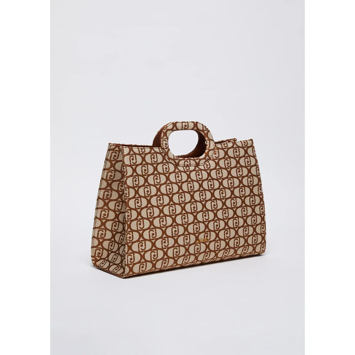 Bolso tote con jacquard logotipo