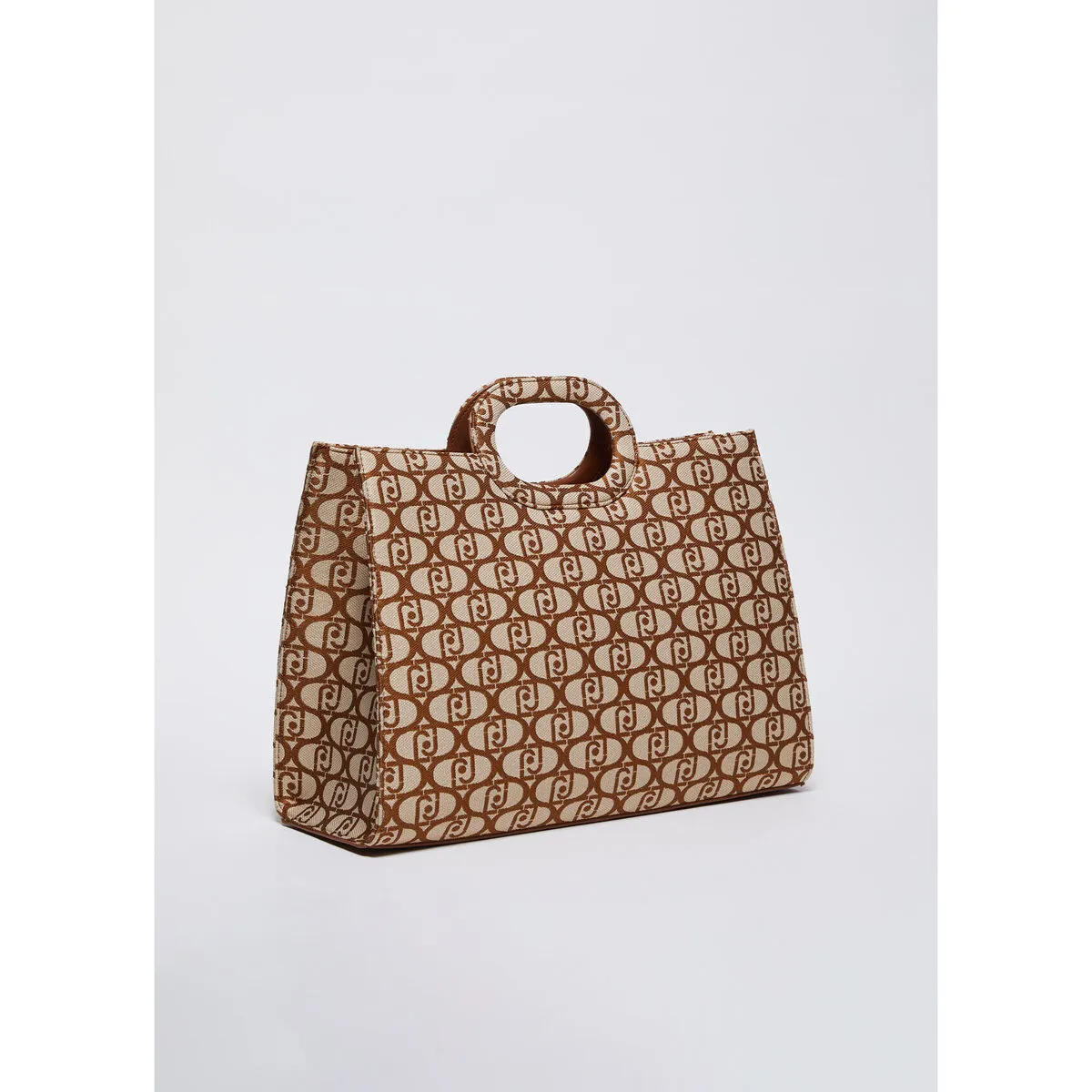 Bolso tote con jacquard logotipo