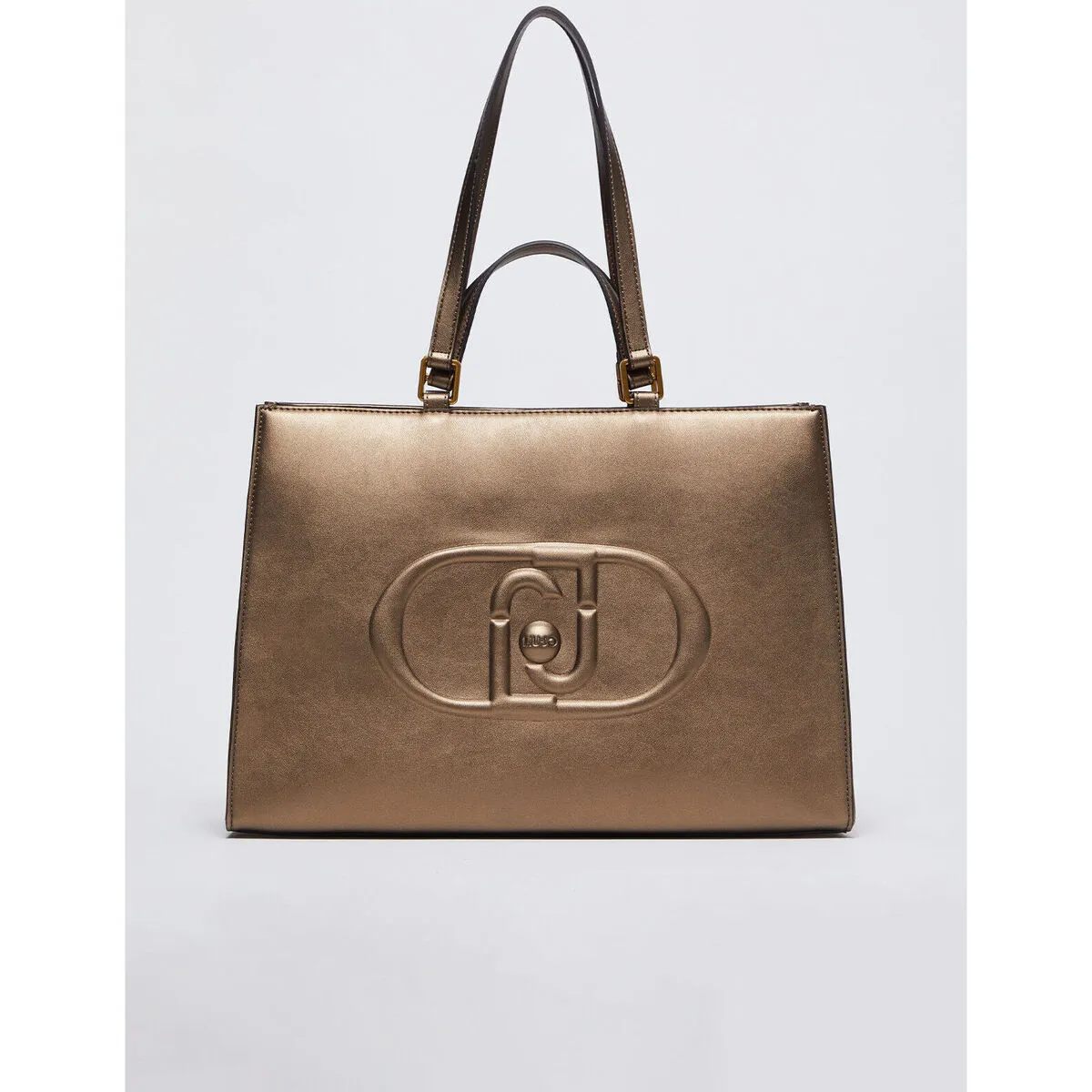 Bolso tote con logotipo monograma