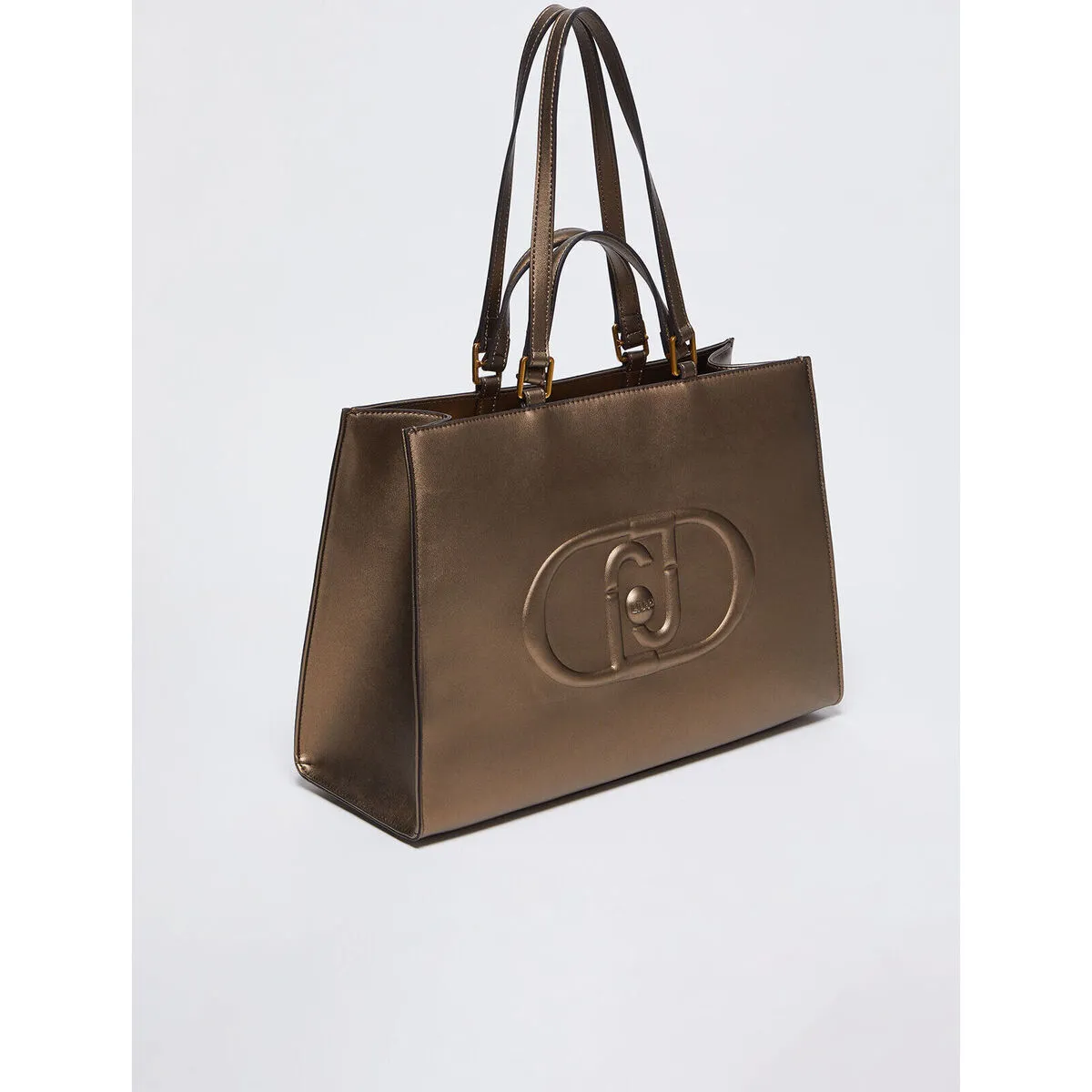 Bolso tote con logotipo monograma