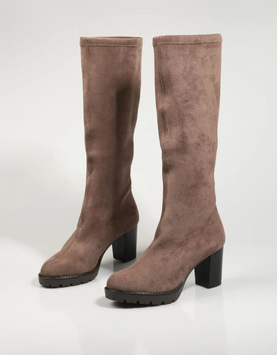  boots MISS ELASTIC 77674 en Taupe 80853