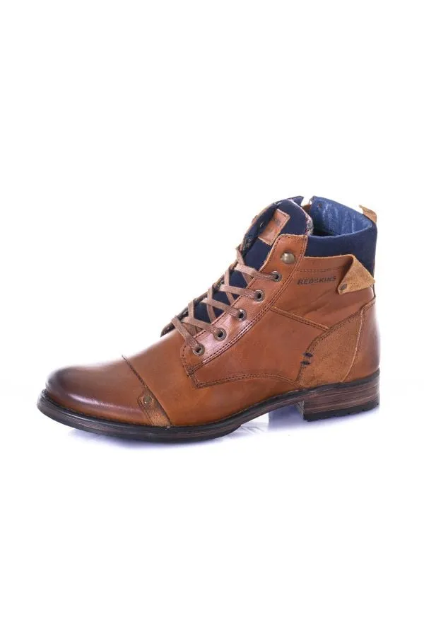 Boots/Botas Hombre Redskins Yani Cognac Marine