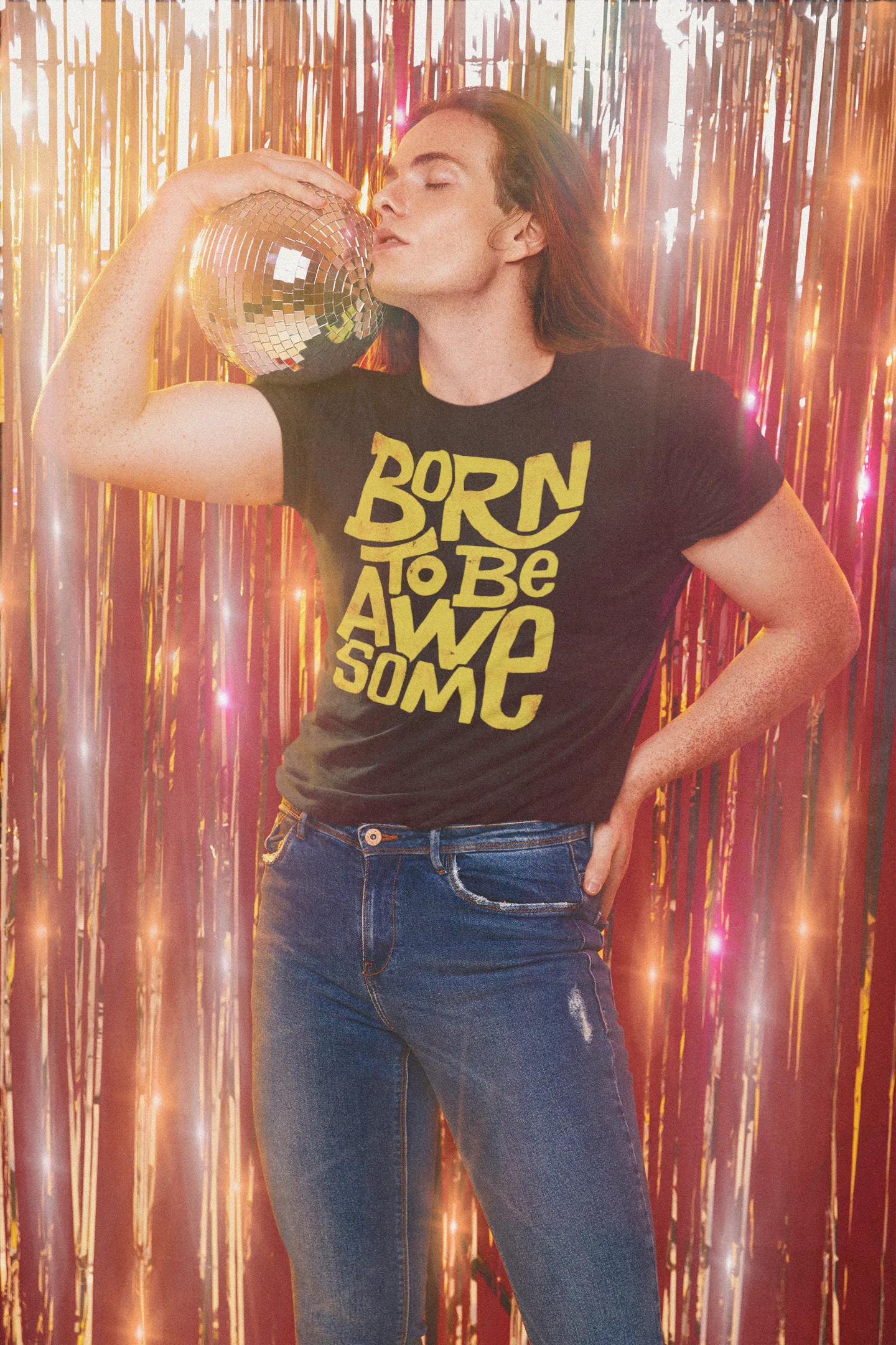 Born To Be Awesome Retro T-Shirt