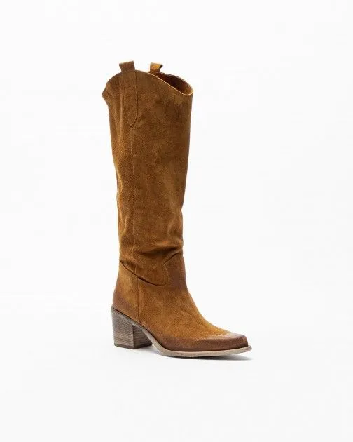 Botas Cowboy PROF Text1 Camel