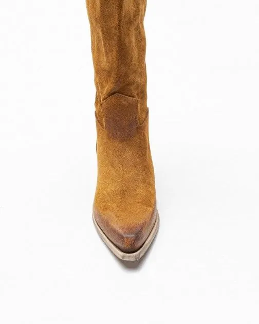 Botas Cowboy PROF Text1 Camel