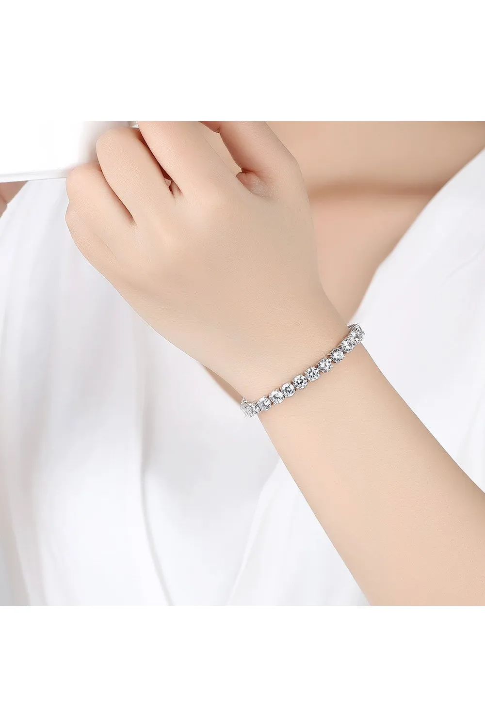 Bracelet Diamond Argent