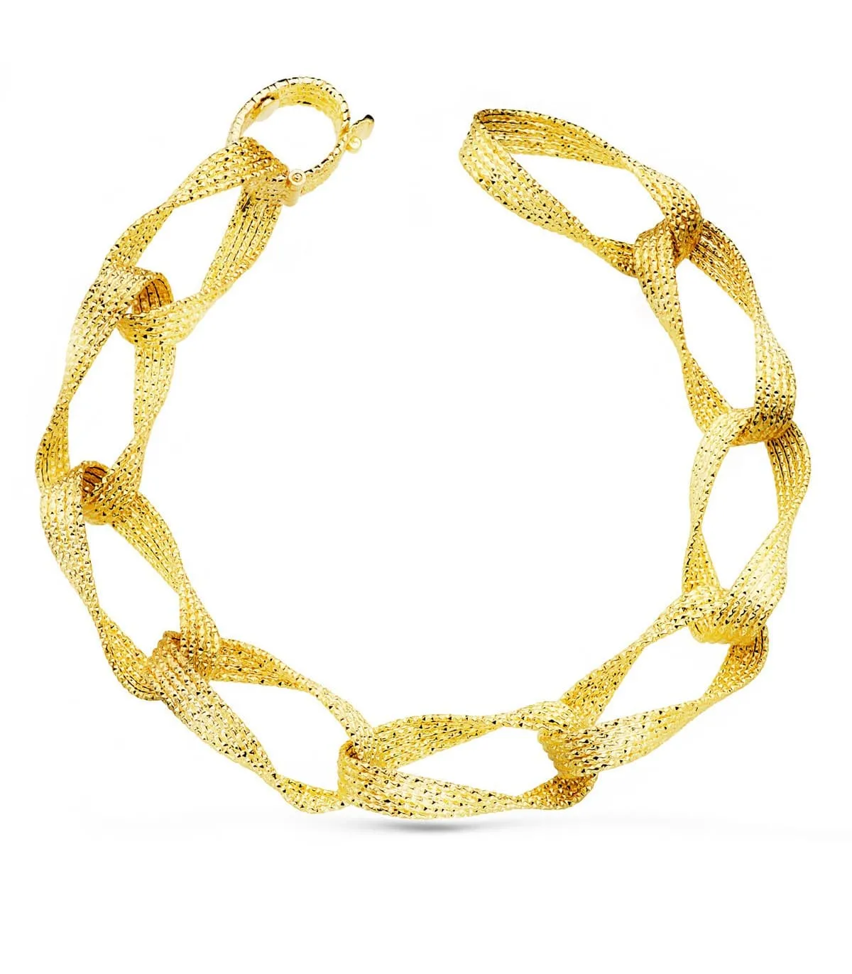 Bracelet Femme Or Jaune 18K Gospel