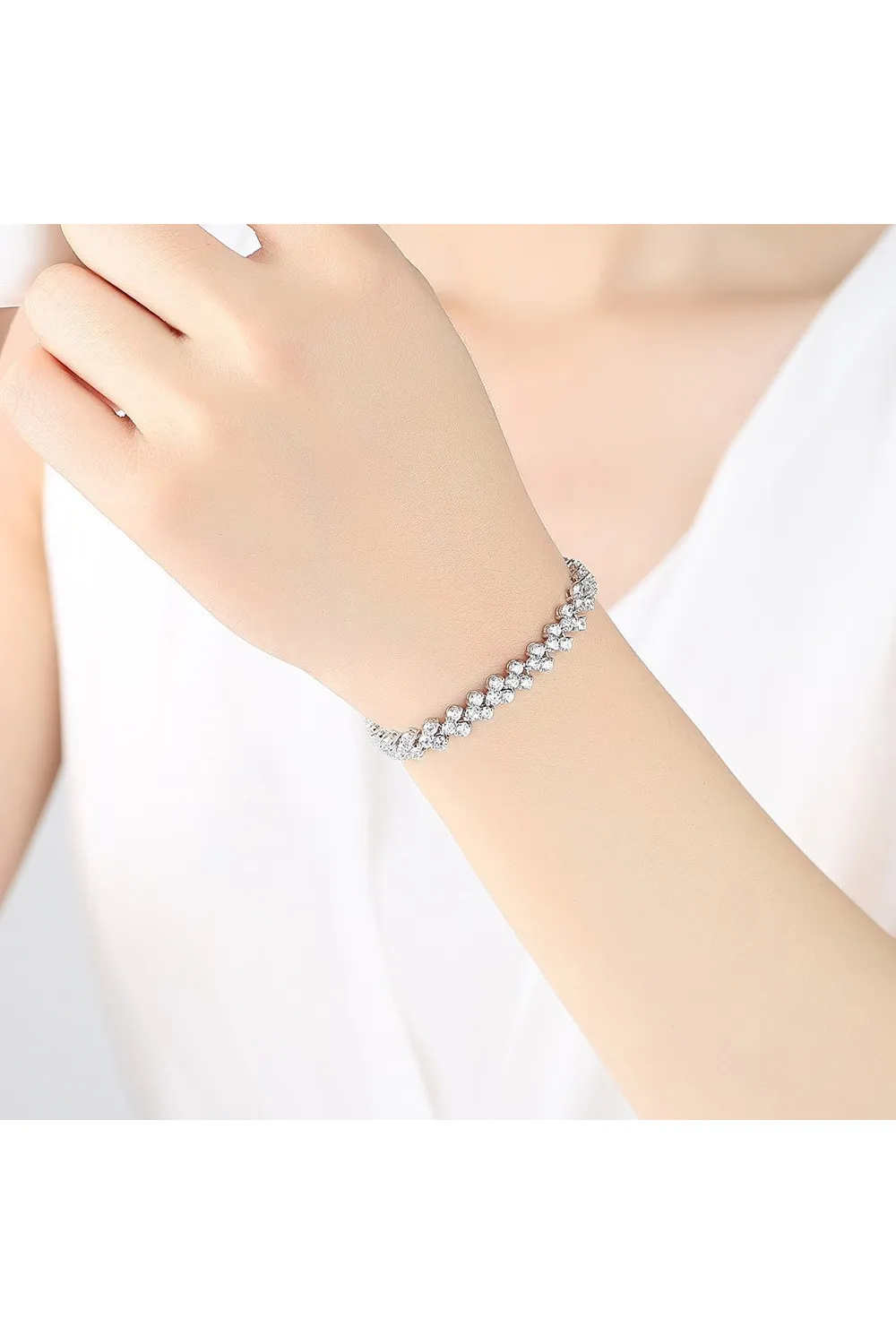 Bracelet Snow Argent