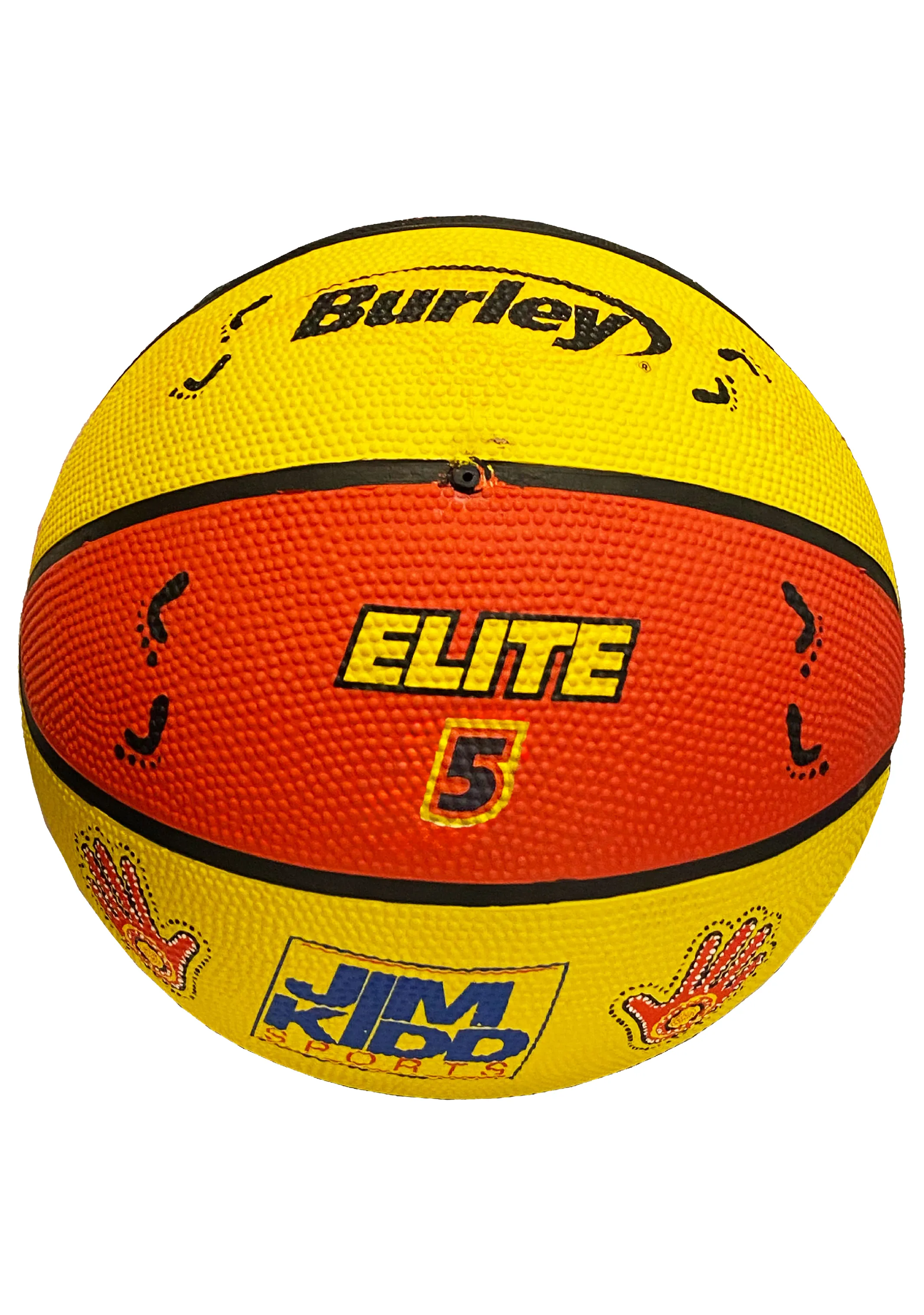 BURLEY JKS Rubber Indigenous Basketball Size 5 and 7 - Buy Now!