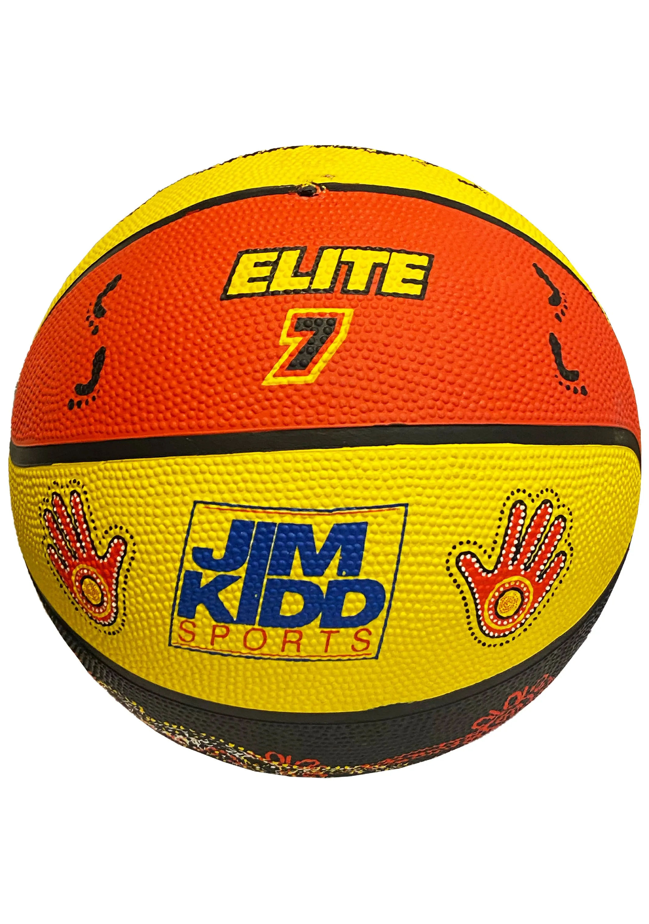 BURLEY JKS Rubber Indigenous Basketball Size 5 and 7 - Buy Now!