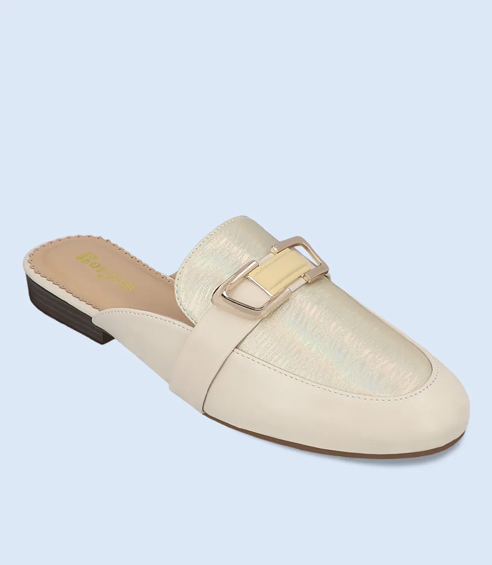 BW8159 OFF WHITE Women Casual Mules