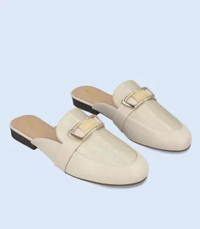 BW8159 OFF WHITE Women Casual Mules