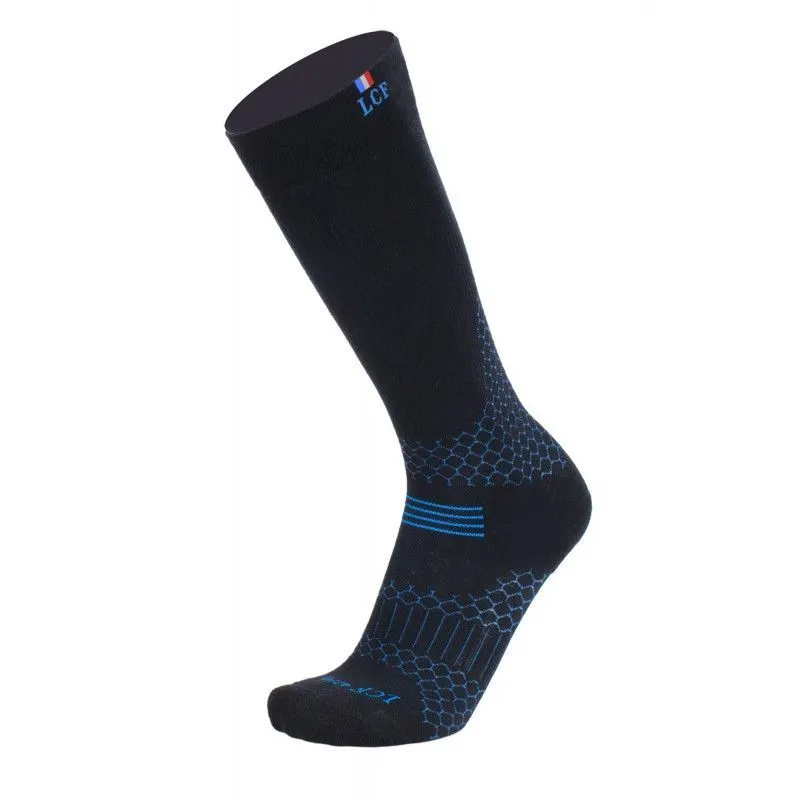 Calcetines La Chaussette de France Rockies Merinos (Negro/Azul)