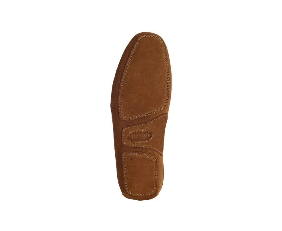 Chamois Suede Wool Lining Mules slippers