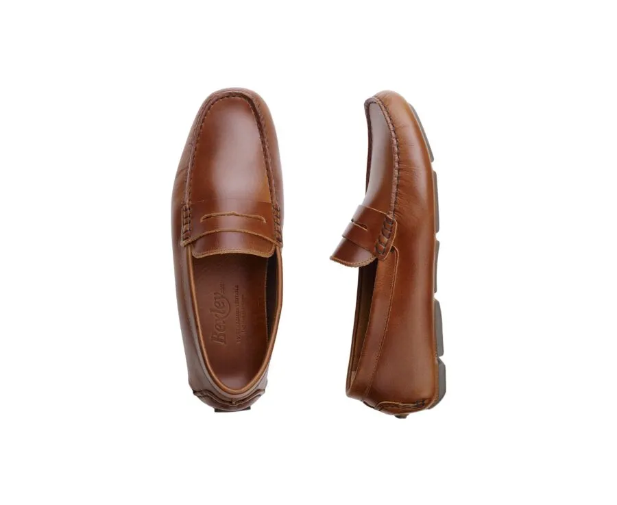 Chestnut Men's Moccasins - SEACREST II