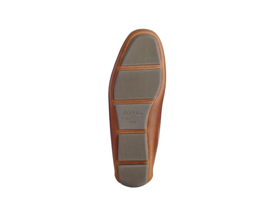 Chestnut Men's Moccasins - SEACREST II