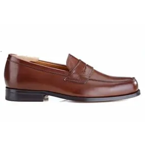 Chestnut Men's penny loafers - WEMBLEY CLASSIC