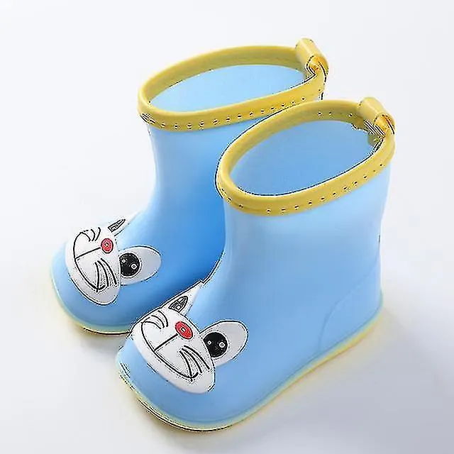 Children Rain Boots Rubber Boots Kids Water Shoes Pvc Baby Cartoon Waterproof Non-slip