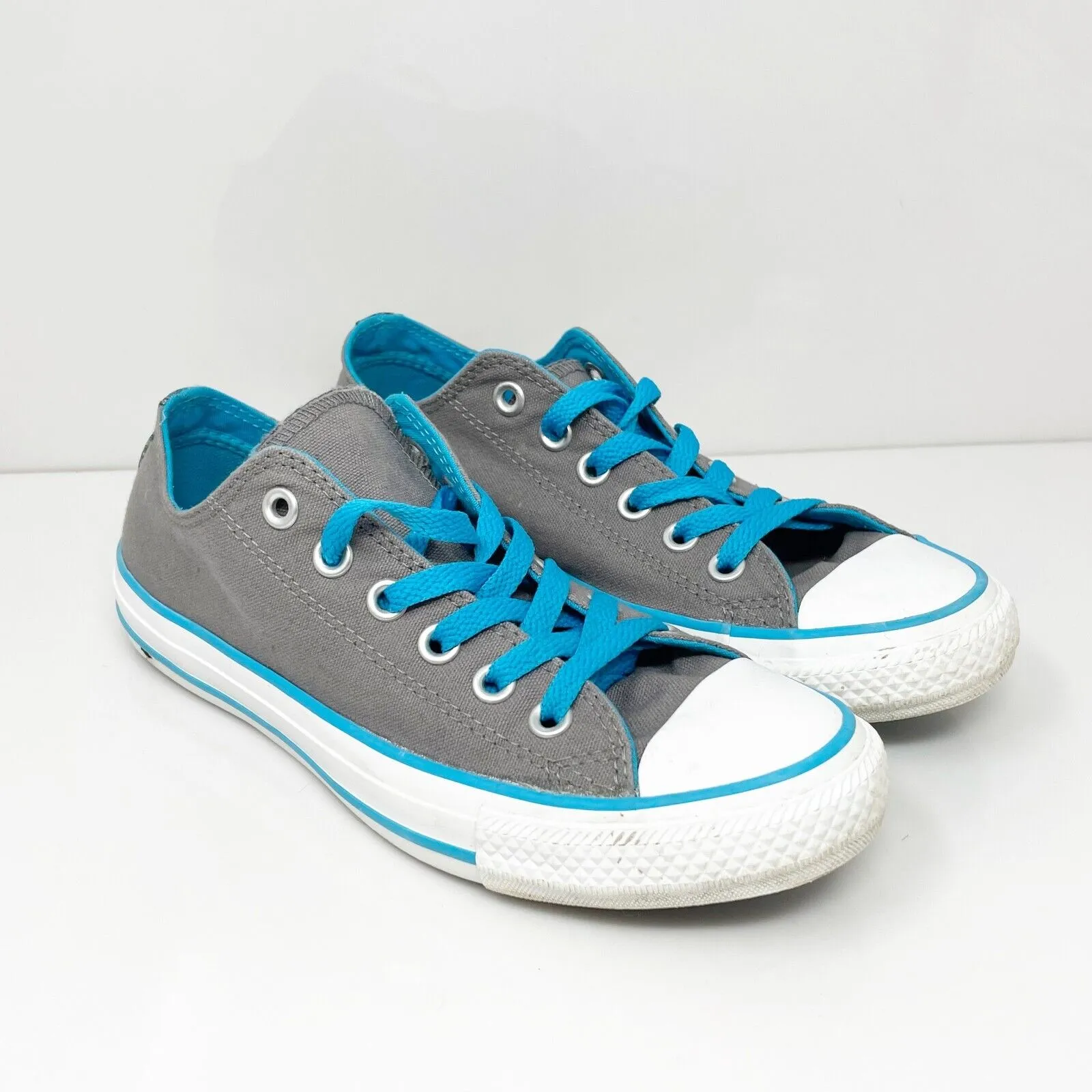 Converse Womens CTAS Double Tongue Ox 540251F Gray Casual Shoes Sneakers Size 7